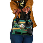 Rooting For Every HBCU Shoulder Handbag Pan African Kente Pattern - History And Knowledge Torch