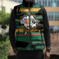 Rooting For Every HBCU Sleeveless Puffer Jacket Pan African Kente Pattern - History And Knowledge Torch