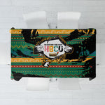Rooting For Every HBCU Tablecloth Pan African Kente Pattern - History And Knowledge Torch