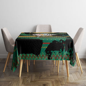 Rooting For Every HBCU Tablecloth Pan African Kente Pattern - History And Knowledge Torch