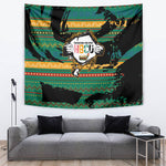 Rooting For Every HBCU Tapestry Pan African Kente Pattern - History And Knowledge Torch
