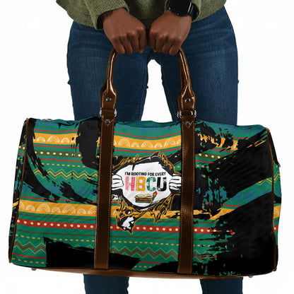 Rooting For Every HBCU Travel Bag Pan African Kente Pattern - History And Knowledge Torch