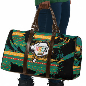 Rooting For Every HBCU Travel Bag Pan African Kente Pattern - History And Knowledge Torch