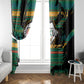 Rooting For Every HBCU Window Curtain Pan African Kente Pattern - History And Knowledge Torch