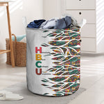 Historically Black Colleges Universities HBCU Laundry Basket Pan African Colors Tribal Pattern Typography