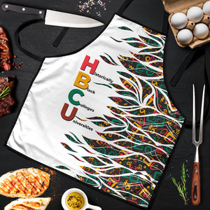 Historically Black Colleges Universities HBCU Apron Pan African Colors Tribal Pattern Typography