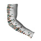 Historically Black Colleges Universities HBCU Arm Sleeves Pan African Colors Tribal Pattern Typography