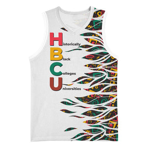 Historically Black Colleges Universities HBCU Basketball Jersey Pan African Colors Tribal Pattern Typography