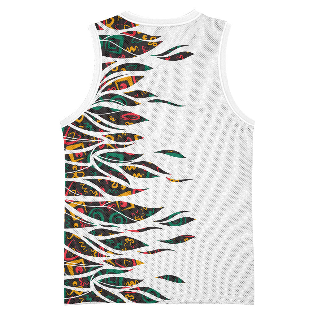 Historically Black Colleges Universities HBCU Basketball Jersey Pan African Colors Tribal Pattern Typography