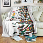 Historically Black Colleges Universities HBCU Blanket Pan African Colors Tribal Pattern Typography