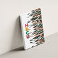 Historically Black Colleges Universities HBCU Canvas Wall Art Pan African Colors Tribal Pattern Typography
