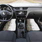 Historically Black Colleges Universities HBCU Car Mats Pan African Colors Tribal Pattern Typography