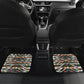 Historically Black Colleges Universities HBCU Car Mats Pan African Colors Tribal Pattern Typography