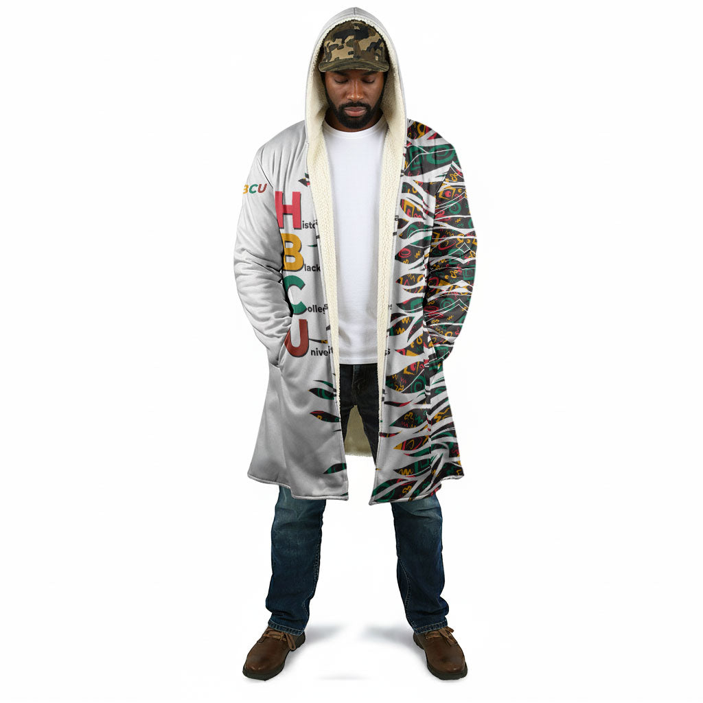 Historically Black Colleges Universities HBCU Cloak Pan African Colors Tribal Pattern Typography
