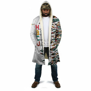 Historically Black Colleges Universities HBCU Cloak Pan African Colors Tribal Pattern Typography