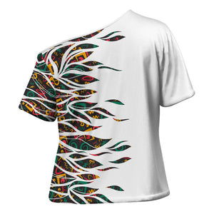 Historically Black Colleges Universities HBCU Cross Shoulder Shirt Pan African Colors Tribal Pattern Typography