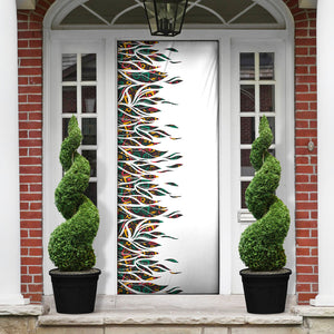 Historically Black Colleges Universities HBCU Door Cover Pan African Colors Tribal Pattern Typography
