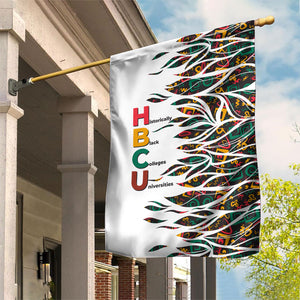 Historically Black Colleges Universities HBCU Garden Flag Pan African Colors Tribal Pattern Typography