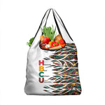 Historically Black Colleges Universities HBCU Grocery Bag Pan African Colors Tribal Pattern Typography