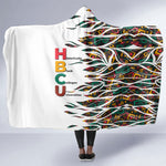 Historically Black Colleges Universities HBCU Hooded Blanket Pan African Colors Tribal Pattern Typography