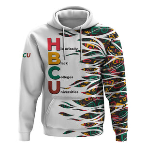 Historically Black Colleges Universities HBCU Hoodie Pan African Colors Tribal Pattern Typography