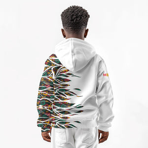 Historically Black Colleges Universities HBCU Kid Hoodie Pan African Colors Tribal Pattern Typography