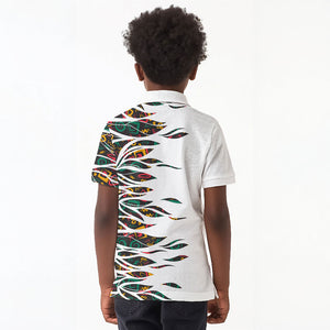 Historically Black Colleges Universities HBCU Kid Polo Shirt Pan African Colors Tribal Pattern Typography