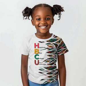 Historically Black Colleges Universities HBCU Kid T shirt Pan African Colors Tribal Pattern Typography
