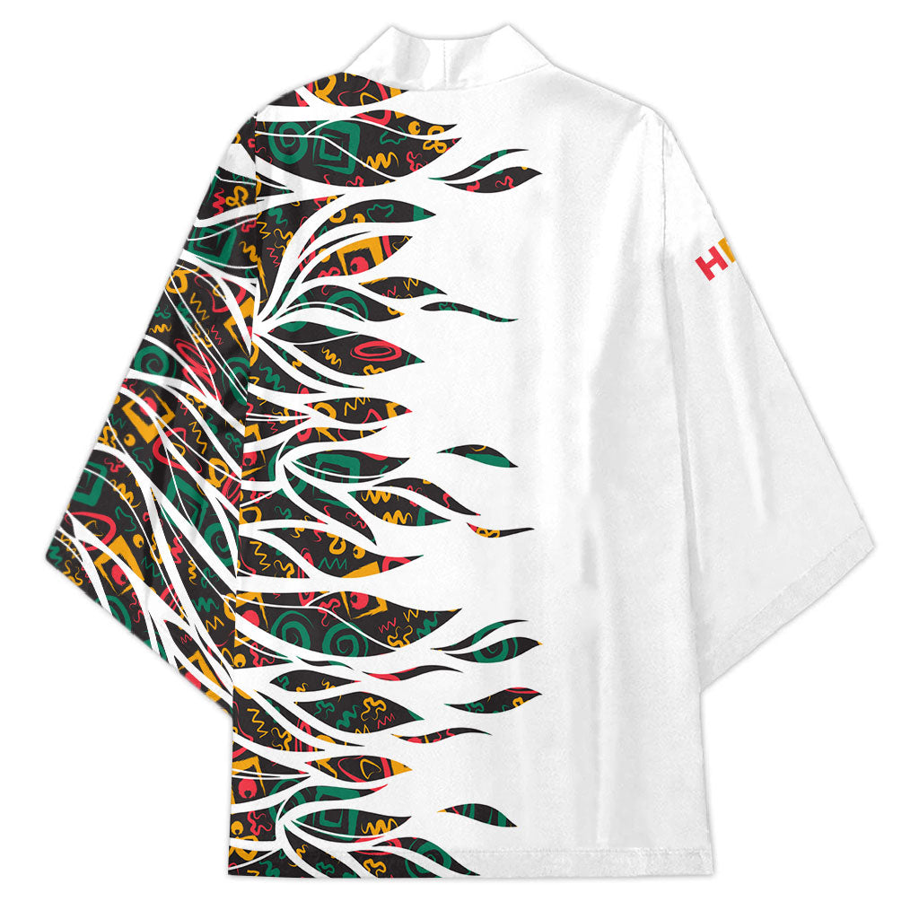 Historically Black Colleges Universities HBCU Kimono Pan African Colors Tribal Pattern Typography
