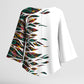 Historically Black Colleges Universities HBCU Kimono Sleeve Blouse Pan African Colors Tribal Pattern Typography