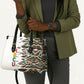 Historically Black Colleges Universities HBCU Leather Bag Pan African Colors Tribal Pattern Typography