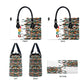 Historically Black Colleges Universities HBCU Leather Bag Pan African Colors Tribal Pattern Typography