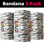 Historically Black Colleges Universities HBCU Neck Gaiter Pan African Colors Tribal Pattern Typography