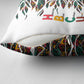 Historically Black Colleges Universities HBCU Pillow Cover Pan African Colors Tribal Pattern Typography