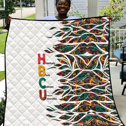 Historically Black Colleges Universities HBCU Quilt Pan African Colors Tribal Pattern Typography