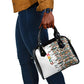 Historically Black Colleges Universities HBCU Shoulder Handbag Pan African Colors Tribal Pattern Typography