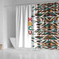 Historically Black Colleges Universities HBCU Shower Curtain Pan African Colors Tribal Pattern Typography