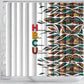 Historically Black Colleges Universities HBCU Shower Curtain Pan African Colors Tribal Pattern Typography