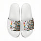 Historically Black Colleges Universities HBCU Slide Sandals Pan African Colors Tribal Pattern Typography
