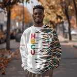Historically Black Colleges Universities HBCU Sweatshirt Pan African Colors Tribal Pattern Typography
