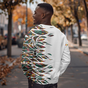 Historically Black Colleges Universities HBCU Sweatshirt Pan African Colors Tribal Pattern Typography