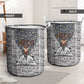 HBCU Black History Legacy Laundry Basket Word Cloud African Shield Knowledge Book