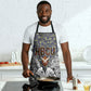 HBCU Black History Legacy Apron Word Cloud African Shield Knowledge Book