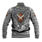 HBCU Black History Legacy Baseball Jacket Word Cloud African Shield Knowledge Book