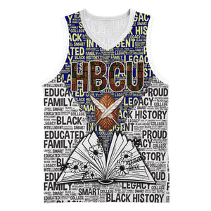 HBCU Black History Legacy Basketball Jersey Word Cloud African Shield Knowledge Book