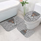 HBCU Black History Legacy Bathroom Set Word Cloud African Shield Knowledge Book