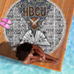 HBCU Black History Legacy Beach Blanket Word Cloud African Shield Knowledge Book