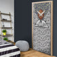HBCU Black History Legacy Door Cover Word Cloud African Shield Knowledge Book