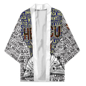 HBCU Black History Legacy Kimono Word Cloud African Shield Knowledge Book