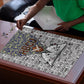 HBCU Black History Legacy Puzzle Word Cloud African Shield Knowledge Book